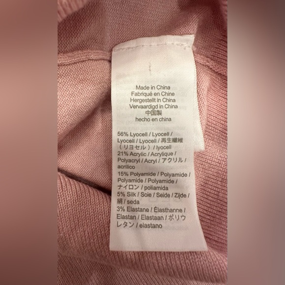 J.Crew Mockneck Silk-Blend Sweater with Ribbed Trim - Pinup Pink - Picture 7 of 10